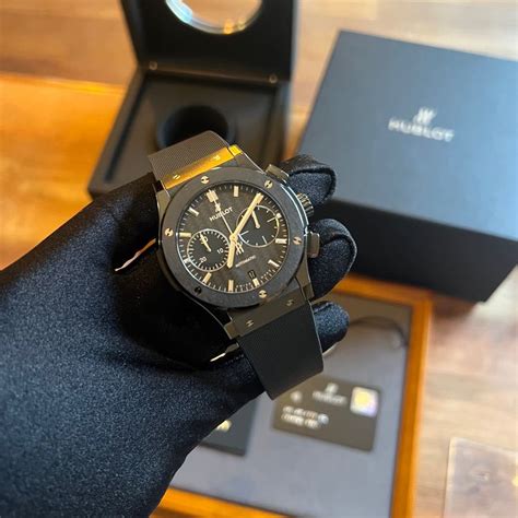 Hublot Classic Fusion Black Magic Full set official guarantee.